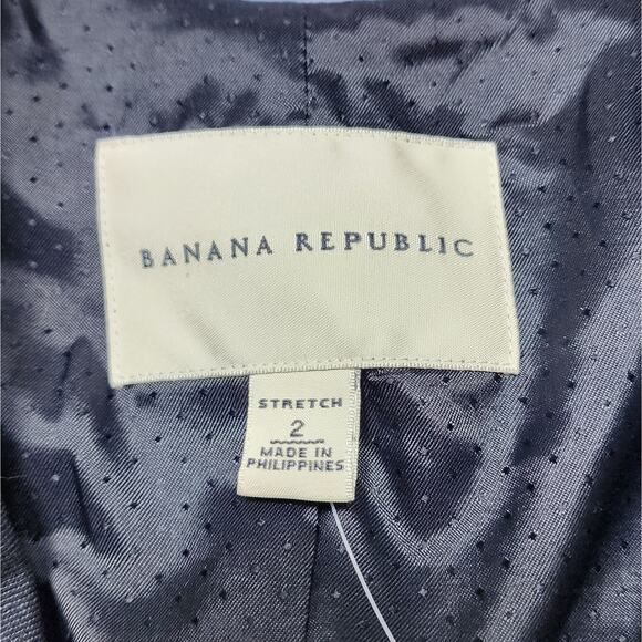 NWT Banana Republic Women's Wool Stretch Blazer Jacket - Picture 2 of 9